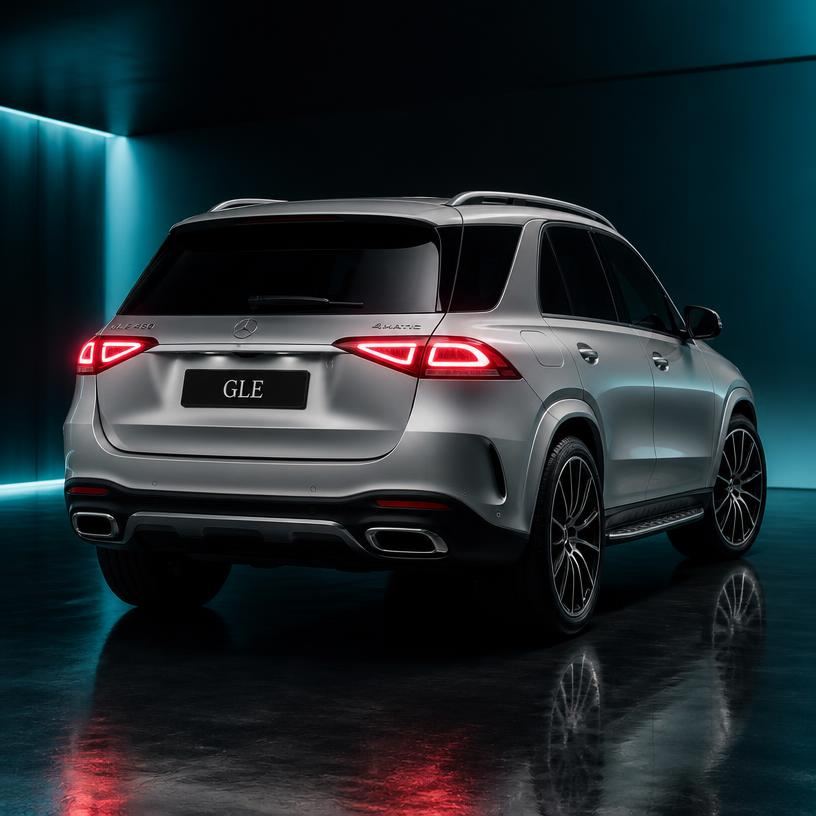 2026 GLE rear three-quarter view